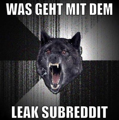 was geht mit dem leak subreddit