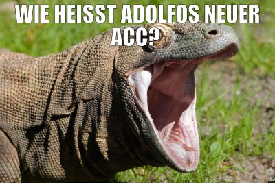 wie heißt adolfos neuer acc?