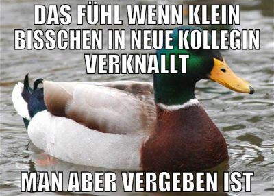 das fühl wenn klein bisschen in neue kollegin verk