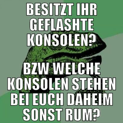 besitzt ihr geflashte konsolen? bzw welche konsole