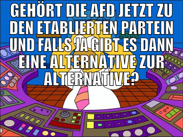 gehört die afd jetzt zu den etablierten partein un