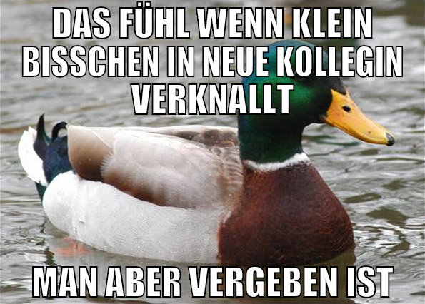 das fühl wenn klein bisschen in neue kollegin verk