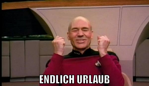 endlich urlaub