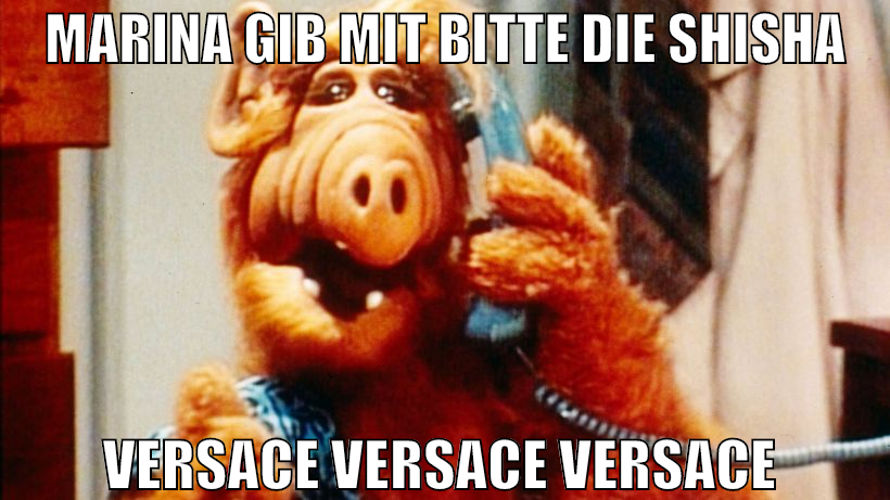 marina gib mit bitte die shisha Versace Versace Ve