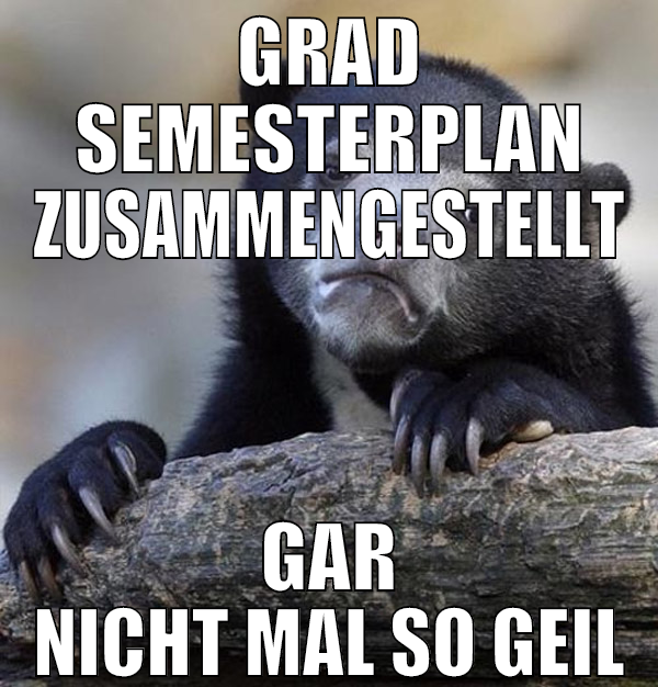 grad semesterplan zusammengestellt gar nicht mal s