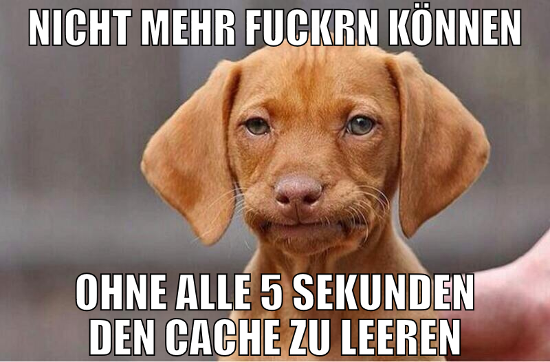 nicht mehr fuckrn können ohne alle 5 sekunden den