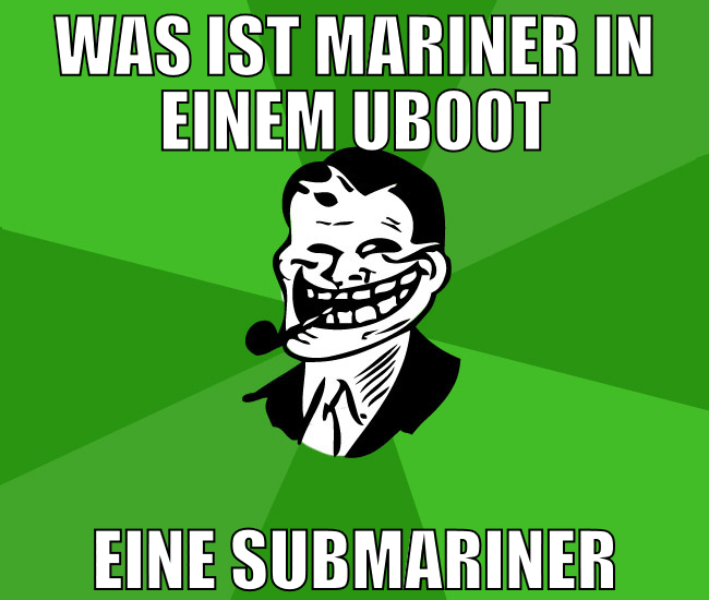 was ist mariner in einem Uboot eine submariner