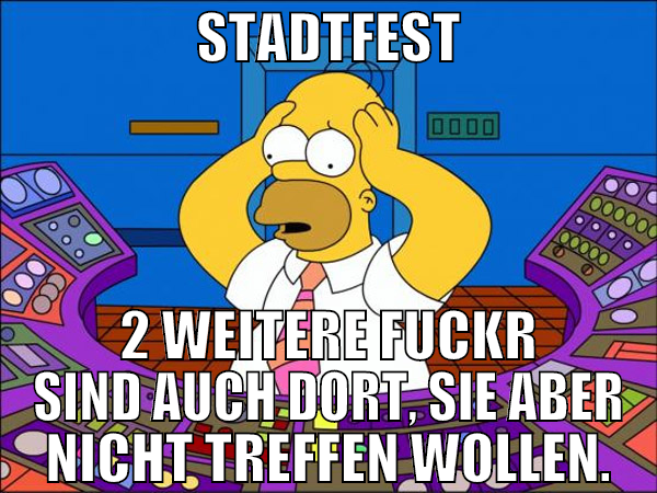 Stadtfest 2 weitere Fuckr sind auch dort, sie aber