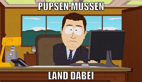 pupsen müssen land dabei