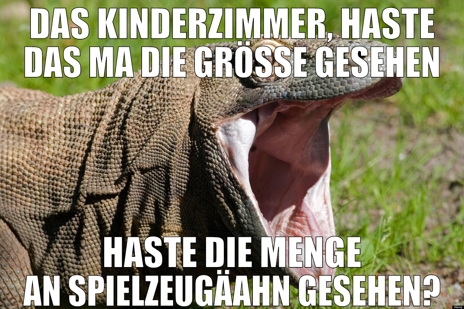 DAS KINDERZIMMER, HASTE DAS MA DIE GRÖSSE GESEHEN