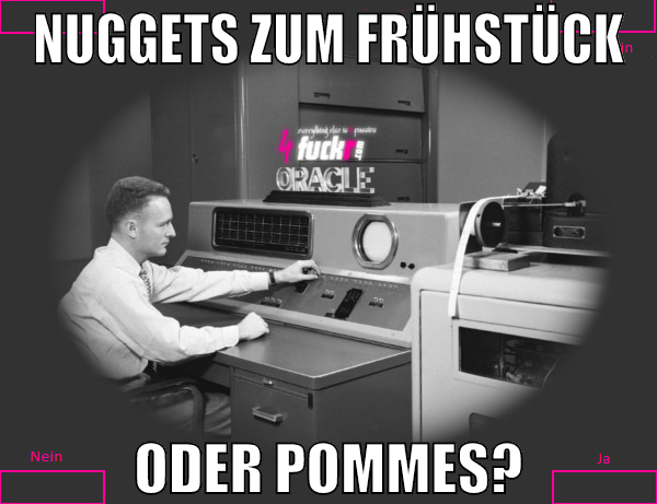 Nuggets zum Frühstück Oder Pommes?