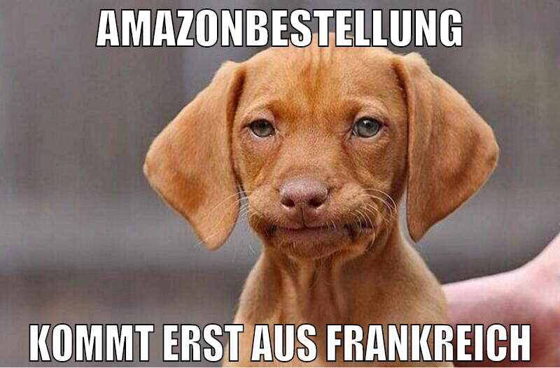 amazonbestellung kommt erst aus frankreich