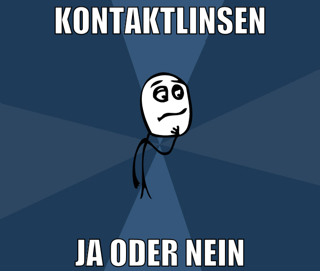 kontaktlinsen ja oder nein