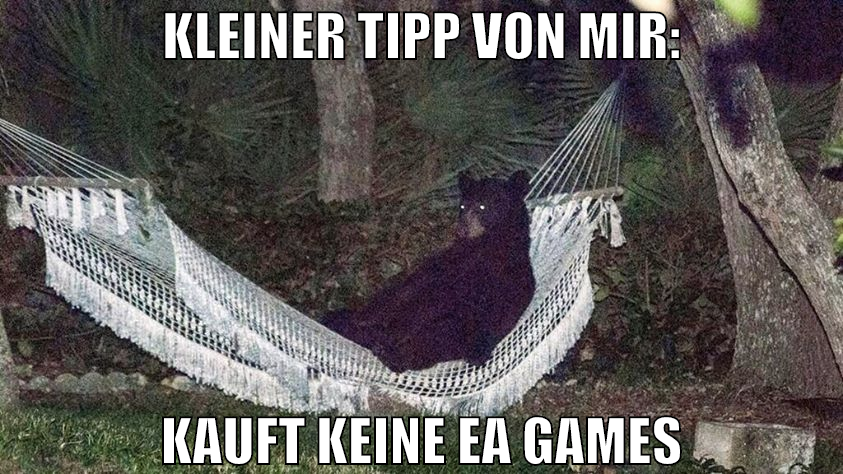 KLEINER TIPP VON MIR: KAUFT KEINE EA GAMES