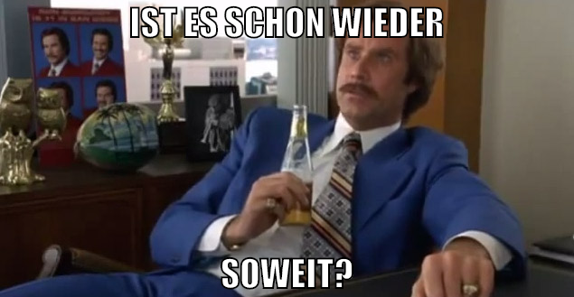 ist es schon wieder soweit?