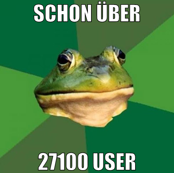 schon über 27100 user