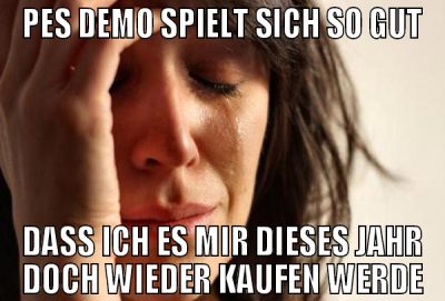 pes demo spielt sich so gut dass ich es mir dieses