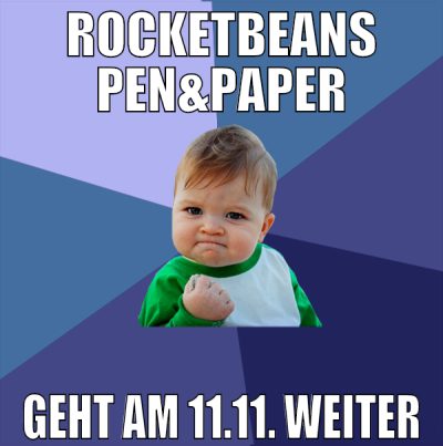 rocketbeans pen&paper geht am 11.11. weiter