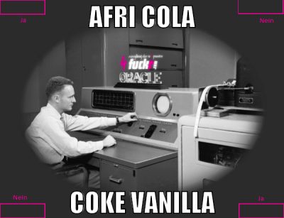 Afri cola Coke vanilla