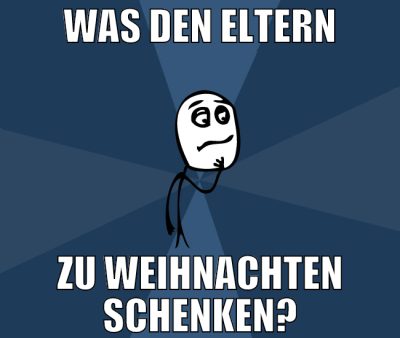 was den eltern zu weihnachten schenken?