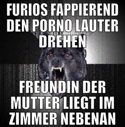 Furios fappierend den Porno lauter drehen Freundin
