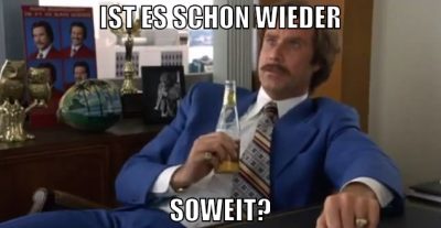 ist es schon wieder soweit?