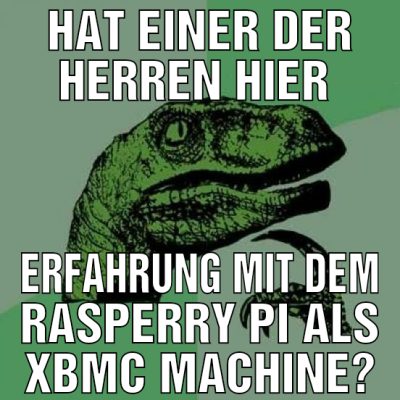 hat einer der herren hier  erfahrung mit dem raspe