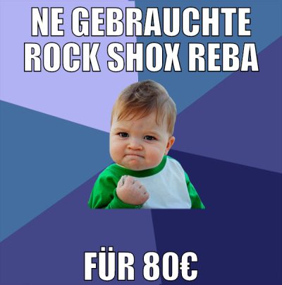 ne gebrauchte rock shox reba für 80€