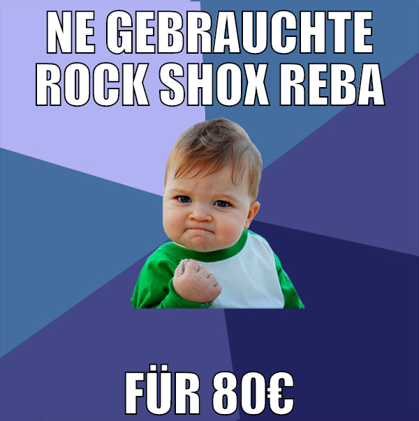 ne gebrauchte rock shox reba für 80€