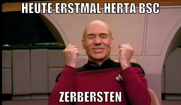 heute erstmal herta bsc zerbersten