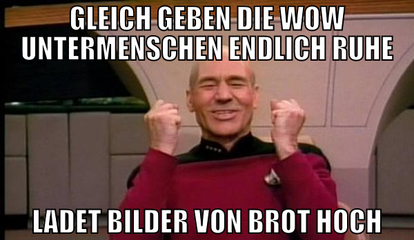 gleich geben die wow untermenschen endlich ruhe la