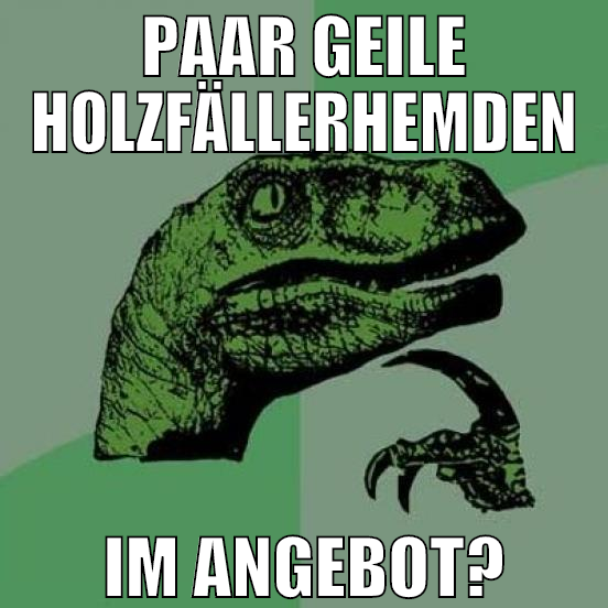 paar geile holzfällerhemden im angebot?