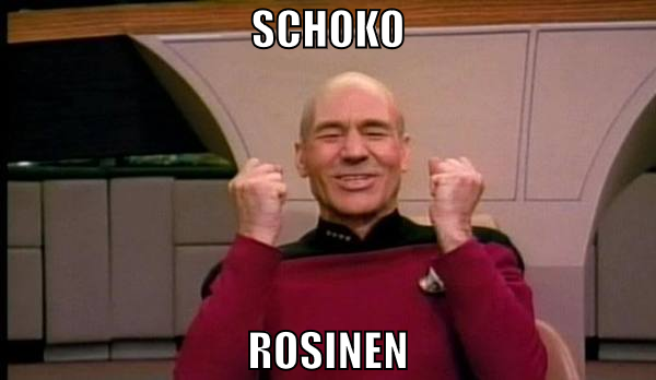 schoko rosinen