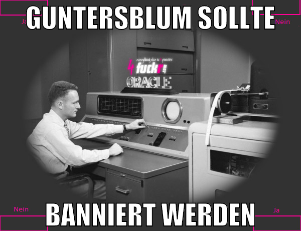 guntersblum sollte banniert werden
