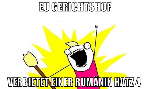 eu gerichtshof verbietet einer rumänin Hatz 4