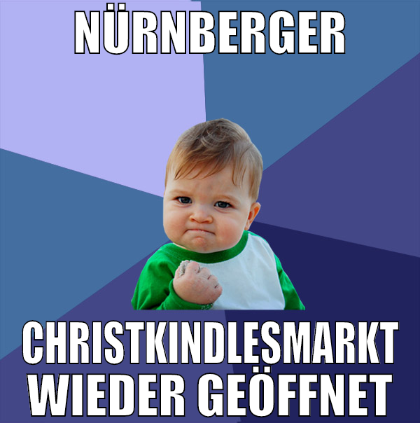 nürnberger christkindlesmarkt wieder geöffnet