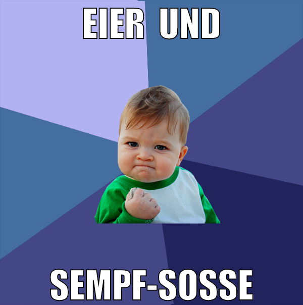 eier  und sempf-soße