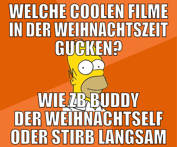 welche coolen filme in der weihnachtszeit gucken?