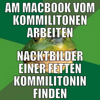 am Macbook vom kommilitonen arbeiten nacktbilder e
