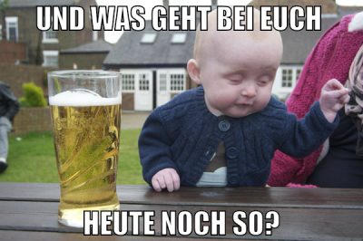 und was geht bei euch  heute noch so?