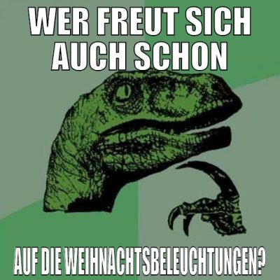 wer freut sich auch schon auf die weihnachtsbeleuc