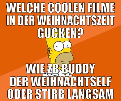 welche coolen filme in der weihnachtszeit gucken?