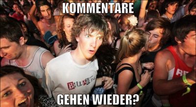 Kommentare gehen wieder?