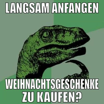 langsam anfangen weihnachtsgeschenke zu kaufen?