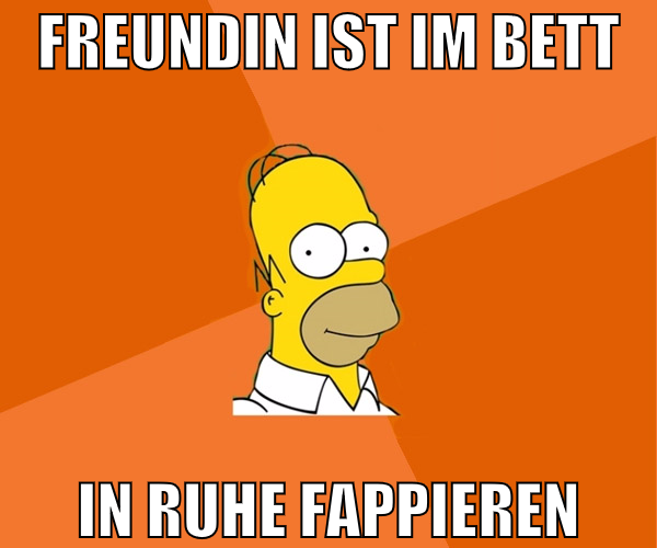 Freundin ist im Bett in Ruhe fappieren