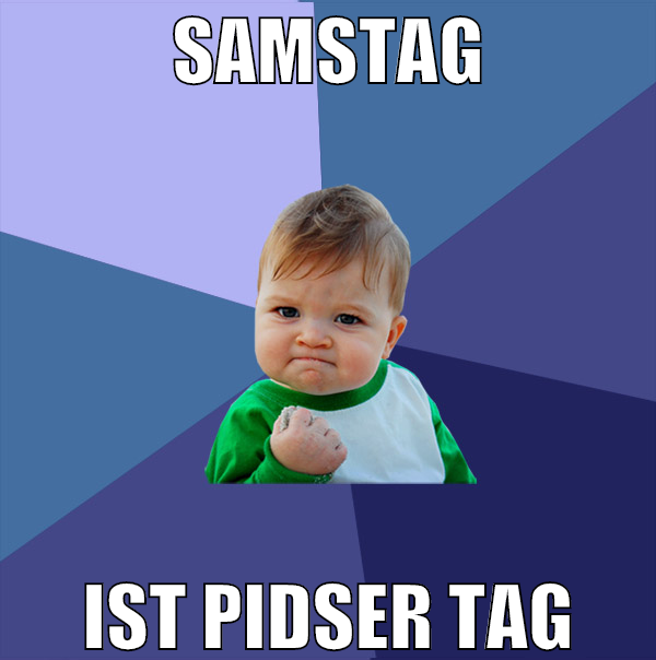 samstag ist pidser tag