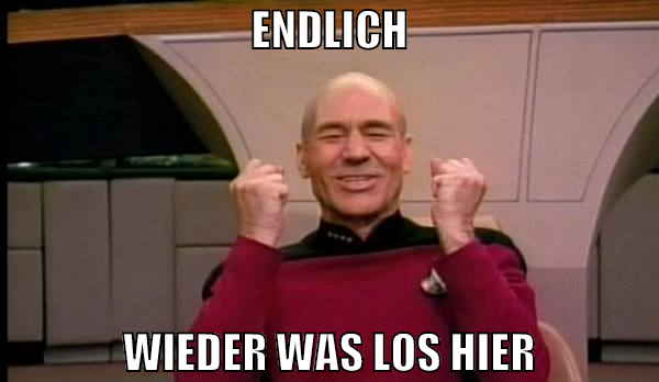 Endlich wieder was los hier