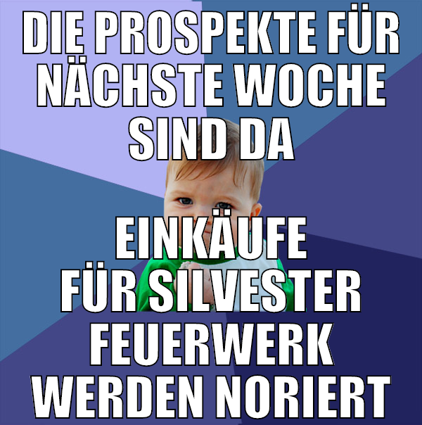die prospekte für nächste woche sind da einkäufe f