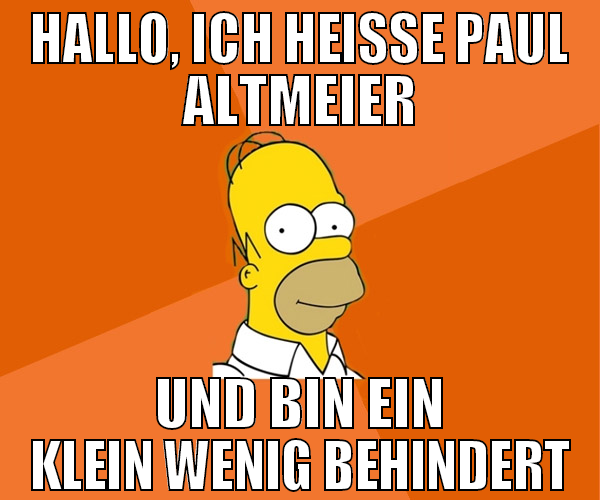 hallo, ich heisse paul altmeier und bin ein klein