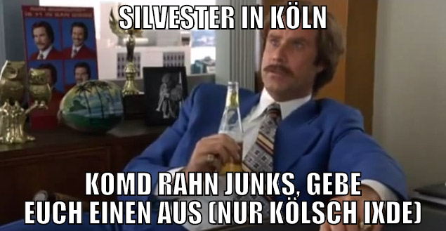 silvester in köln komd rahn junks, gebe euch einen